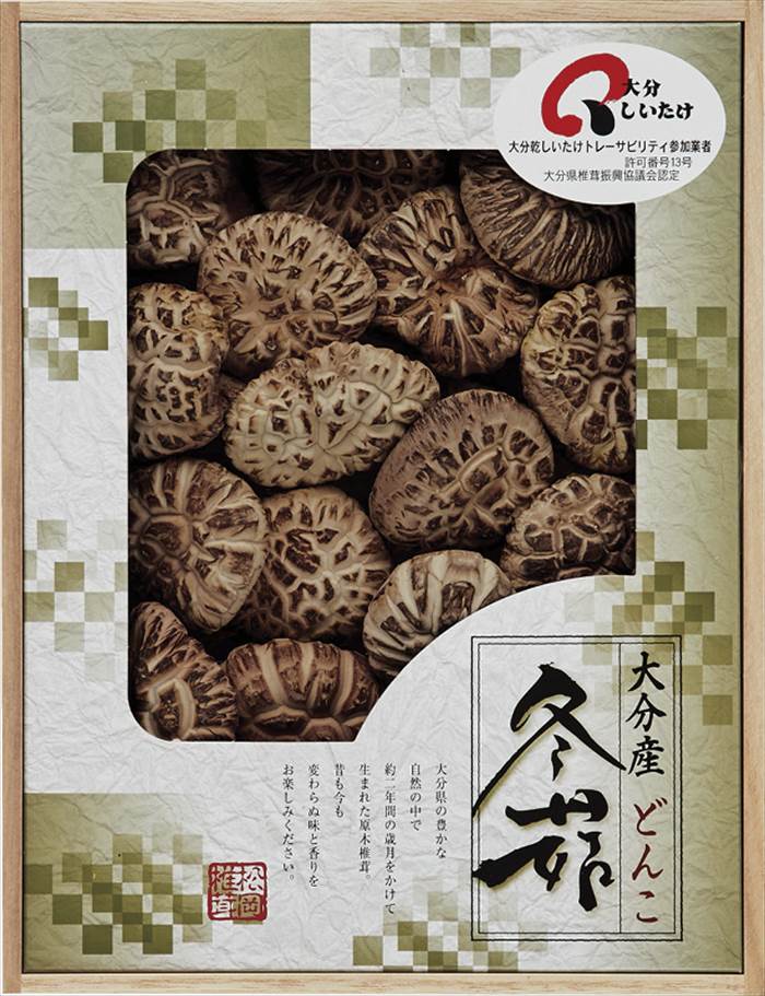 大分産椎茸茶花どんこ(木箱入) RM-100N 内祝 内祝い お祝 御祝 記念品 出産内祝い プレゼント 快気祝い 粗供養 引出物