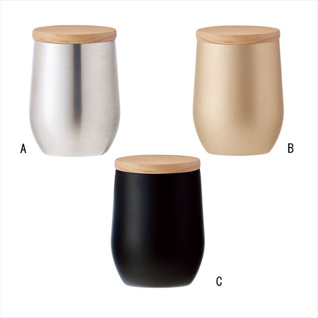 ウッドキャップ・ラウンドタンブラー A/シルバー 0049-01 景品 記念品 粗品 ノベルティ 名入れ 御挨拶 ご挨拶