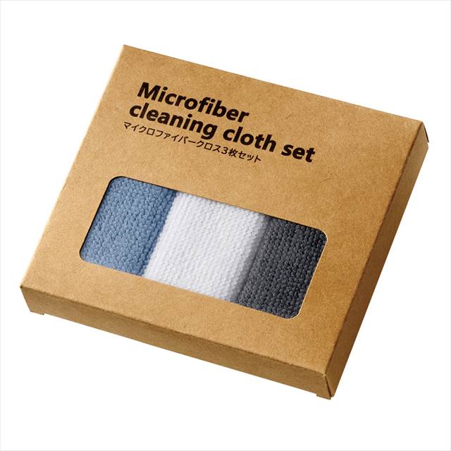 マイクロファイバークロス3枚セット 指定不可 C3760 景品 記念品 粗品 ノベルティ 名入れ 御挨拶 ご挨拶