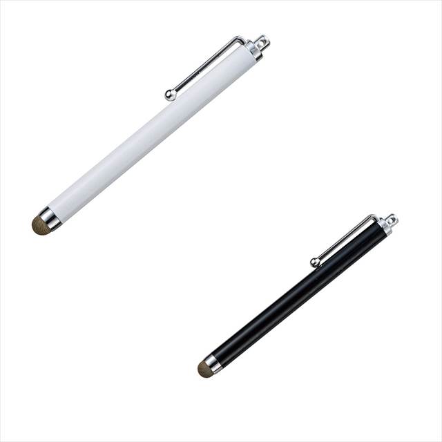 導電繊維タッチペン A/ホワイト MA064 景品 記念品 粗品 ノベルティ 名入れ 御挨拶 ご挨拶