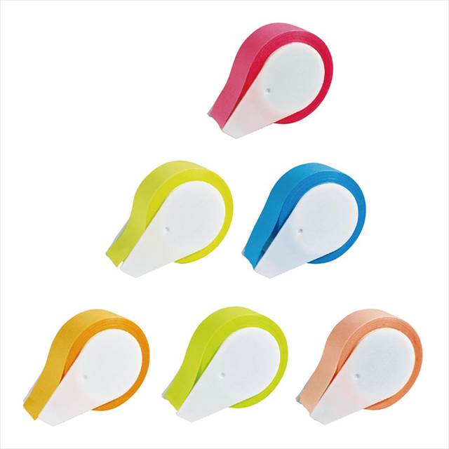 カラフルロール付箋 指定不可 S3076 景品 記念品 粗品 ノベルティ 名入れ 御挨拶 ご挨拶