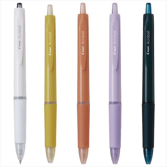 パイロット アクロボール(極細) A/オフホワイト000002 BAB-15-OWB 景品 記念品 粗品 ノベルティ 名入れ 御挨拶 ご挨拶