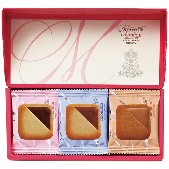 銀座コロンバン東京 メルヴェイユ(チョコサンドクッキー)15枚入 内祝 内祝い お祝 御祝 記念品 出産内祝い プレゼント 快気祝い 粗供養 引出物