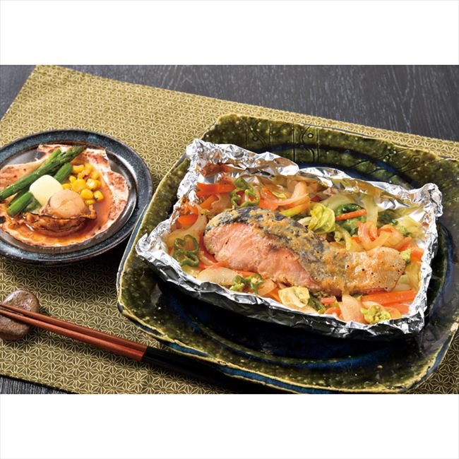 北海道 鮭のちゃんちゃん焼きと帆立バター焼き 0080155 内祝 内祝い お祝 御祝 記...