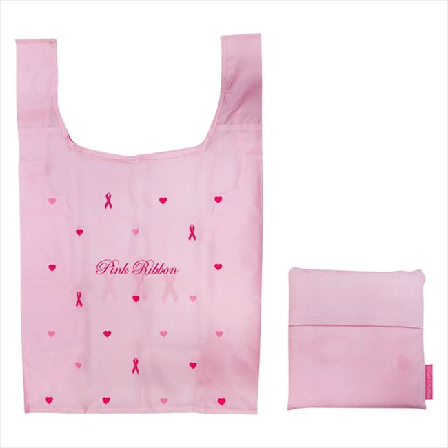 ピンクリボン ラインアップリボン エコバッグ 0715001100 内祝 内祝い お祝 御祝 記念品 出産内祝い プレゼント 快気祝い 粗供養 引出物