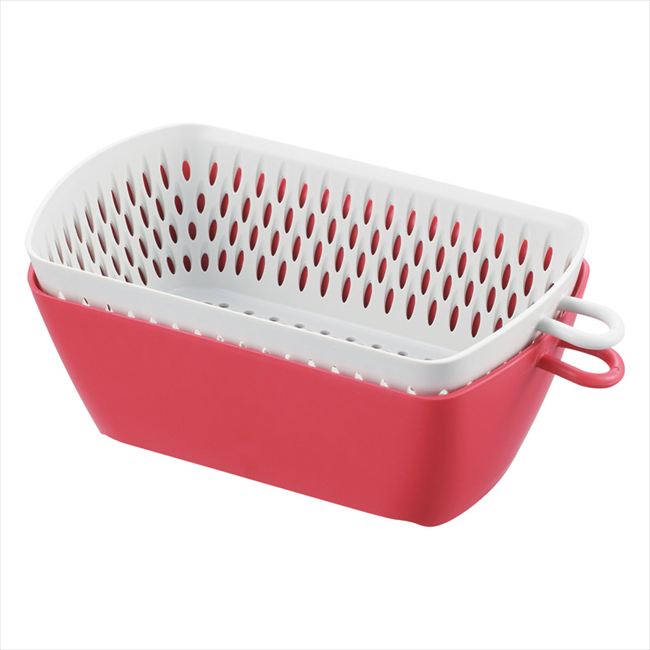 チリトリ ザルボウル カク レッド MZ-3535 内祝 内祝い お祝 御祝 記念品 出産内祝い プレゼント 快気祝い 粗供養 引出物