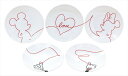 ディズニー/ラブイズ 小皿揃 3307-02 内祝い 結婚式 記念品 プレゼント 内祝 出産内祝い