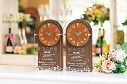 贈呈用　MU・SU・BU　2つの時計 TI002 内祝い 結婚式 記念品 プレゼント 内祝 出産内祝い