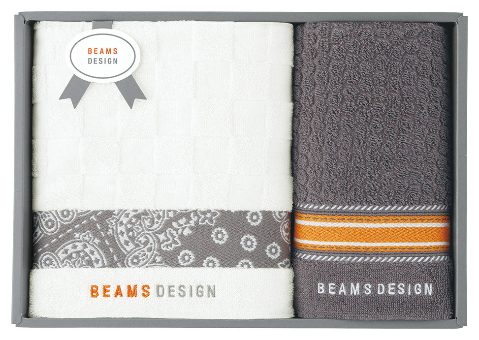 ビームスデザイン チェッカーバンダナ タオルセット 51-3139400 ギフト 内祝い 御祝 御礼 記念品 引出物 結婚式 プレゼント 出産内祝い 結婚お祝い