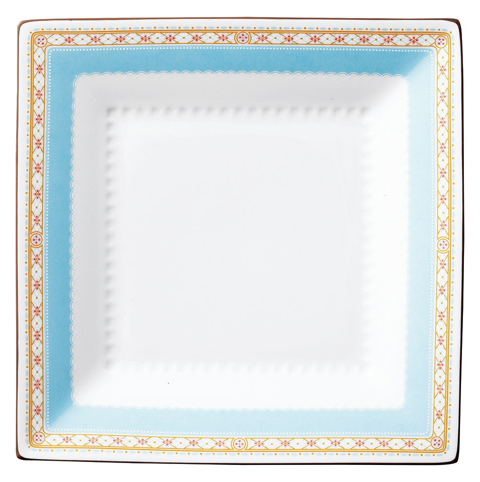 ノリタケ　ハミングブルー23cmスクエアプレート 1645L/T94542 ギフト 内祝い 御祝 御礼 記念品 引出物 結婚式 プレゼント 出産内祝い 結婚お祝い