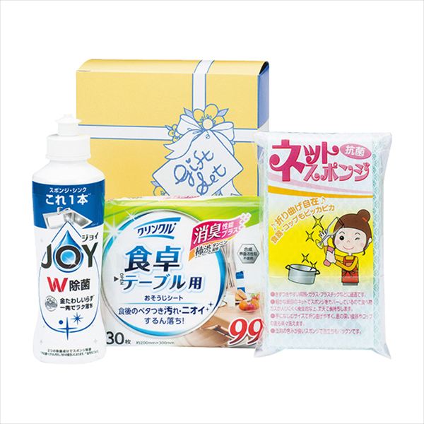 ■商品紹介内容/P&G除菌ジョイコンパクト［日本製］:170?×1・クリンクル食卓テーブル用シート［日本製］:30枚入×1・ネットスポンジ［中国製］:1P×1 ■パッケージサイズ：箱寸/190×135×67 ■重量：約463g メーカー希望小売価格はメーカーカタログに基づいて掲載しています ■さまざまなギフトアイテムをご用意しております。 内祝　内祝い　お祝い返し　ウェディングギフト　ブライダルギフト　引き出物　引出物　結婚引き出物　結婚引出物　結婚内祝い　出産内祝い 命名内祝い　入園内祝い　入学内祝い　卒園内祝い　卒業内祝い　就職内祝い　新築内祝い　引越し内祝い　快気内祝い　開店内祝い　二次会 披露宴　お祝い　御祝　結婚式　結婚祝い　出産祝い　初節句　七五三　入園祝い　入学祝い　卒園祝い　卒業祝い　成人式　就職祝い　昇進祝い 新築祝い　上棟祝い　引っ越し祝い　引越し祝い　開店祝い　退職祝い　快気祝い　全快祝い　初老祝い　還暦祝い　古稀祝い　喜寿祝い　傘寿祝い 米寿祝い　卒寿祝い　白寿祝い　長寿祝い　金婚式　銀婚式　ダイヤモンド婚式　結婚記念日　ギフト　ギフトセット　セット　詰め合わせ　贈答品　お返し お礼　御礼　ごあいさつ　ご挨拶　御挨拶　プレゼント　お見舞い　お見舞御礼　お餞別　引越し　引越しご挨拶　記念日　誕生日　父の日　母の日　敬老の日 記念品　卒業記念品　定年退職記念品　ゴルフコンペ　コンペ景品　景品　賞品　粗品　お香典返し　香典返し　志　満中陰志　弔事　会葬御礼　法要 法要引き出物　法要引出物　法事　法事引き出物　法事引出物　忌明け　四十九日　七七日忌明け志　一周忌　三回忌　回忌法要　偲び草　粗供養　初盆 供物　お供え　お中元　御中元　お歳暮　御歳暮　お年賀　御年賀　残暑見舞い　年始挨拶　ボーリング大会　景品　レミパン　ゼリー　スターバックス 千疋屋　結婚式　そうめん　ローラアシュレイ　プリン　話題　ディズニー　カタログギフト　ティファール　ビタクラフト　ステンレスタンブラー　リラックマ のし無料　メッセージカード無料　ラッピング無料 ギフトにぴったりのアイテムをご紹介！ 贈り物に悩んでいる方へ、心温まるギフトアイテムを取り揃えました。高品質な食品、ふわふわのタオル、美しい食器、そしてセンスあふれる雑貨まで、幅広いラインナップであなたの大切な人への思いを伝えます。 特徴 高品質：厳選された素材と丁寧な製造工程で作られた商品ばかり。どれも長く愛用いただけます。 多用途：どんなシーンでも使える万能アイテムが揃っています。誕生日、結婚祝い、新築祝いなど、さまざまな場面に最適です。 デザイン：シンプルで洗練されたデザインから、カラフルで個性的なものまで、多彩なバリエーションをご用意。 お手頃価格：高品質ながら手ごろな価格で、コストパフォーマンスも抜群。 おすすめの用途とシーン 誕生日プレゼント：大切な人の特別な日を祝うために、実用的かつ心温まるギフトを。食品やタオルは、日常で役立つアイテムとして喜ばれます。 結婚祝い：新しい生活を始めるカップルに、美しい食器やおしゃれな雑貨を。幸せな家庭を築くお手伝いができます。 新築祝い：新しい家に引っ越した友人や家族へ、インテリアにぴったりの雑貨や実用的なタオルを。快適な生活をサポートします。 お返しギフト：感謝の気持ちを込めて、おしゃれで実用的なアイテムを。食品はもちろん、使い心地の良いタオルや美しい食器も喜ばれます。 季節の贈り物：お中元やお歳暮、季節の挨拶として、季節に合ったギフトを。夏には涼しげな雑貨、冬には温かみのあるタオルや食品が最適です。 贈る相手に合わせたおすすめ グルメな方へ：美味しい食品を贈れば、食卓が一層華やかに。特別な時間を演出します。 家庭的な方へ：ふわふわのタオルや使いやすい食器で、日常生活に彩りを。 オシャレな方へ：センスあふれる雑貨で、インテリアを一層魅力的に。 まとめ あなたの気持ちを込めたギフト選びをお手伝いします。どれも心を込めて選んだアイテムばかりです。大切な人への贈り物として、自信を持っておすすめします。 商品概要 [分類] 以下のような商品をお探しの方にオススメです。スイーツ スィーツ スウィーツ Sweets ケーキ お菓子 洋菓子 デザート おやつ 小腹対策 食品 食べ物 / チョコレートケーキ チョコレート ガトーショコラ チーズケーキ 生菓子 生ケーキ ベイクドチーズケーキ [評価・マスコミ] ランキング1位のおすすめ(お勧め オススメ) インスタ映え SNS 評判 今話題の人気商品 [サービス] 以下のサービスをご利用いだだけます。不可の場合あり。お取り寄せ 全国配送 全国発送 オーダー 注文 デリバリー 取寄せ 宅配 ネット通販 持ち運び可 / 送料無料 送料込み 無料ギフト対応 日持ち長い 長期保存 賞味期限が長い 名入れ 当日発送 お急ぎ便 即日配送 即日発送 翌日配送 翌日発送 前日に買う あす楽 明日楽 即納 翌日 あす着 明日届く 配送日指定可 冷凍保存可 冷凍保管 冷凍便 ギフトラッピング ギフト対応 予約 メッセージ付き 有料メッセージカード 有料お誕生日カード ホワイトデー当日お届け可能 [パッケージ] 　 以下のような包装でお届けします。詰め合わせ セット アソート 化粧箱入り ラッピング不要 個包装 小分け 手提げ袋（有償） 2重梱包 [デザイン] 以下のようなイメージをお求めの方におすすめです。お洒落 可愛い ゴージャス 高級感 プレミアム サプライズ感 美しい インパクト 面白い 珍しい 希少 驚き シンプル 上品 スタイリッシュ エレガント モダン [ご用途] 工夫次第で様々な用途でご利用いただけます。贈り物 プレゼント ギフト プチギフト 贈答品 お祝い 御祝い 退職祝い 内祝い 出産祝い 出産内祝い 入学祝い 卒業祝い ご褒美 手土産 お土産 お使い物 お返し お礼 ご挨拶 ご進物 お配り 配る ばらまき バレンタインデー バレンタインデイ ヴァレンタイン 友チョコ 義理チョコ 本命チョコ 逆チョコ バレンタインチョコ ホワイトデー ホワイトデイ ホワイトデーのお返し 七五三 ひな祭り こどもの日 ハロウィン クリスマス お中元 お年賀 ウインターギフト 御中元 御歳暮 サマーギフト 残暑見舞い お歳暮 母の日 父の日 敬老の日 敬老会記念品 敬老会 結婚祝い 結婚内祝い 結婚記念日 結婚式二次会 二次会のプチギフト 結婚披露宴の引き出物 引き菓子 ウエディングパーティー 成人祝い 長寿祝い 還暦祝い 古希祝い 古稀祝い 喜寿祝い 傘寿祝い 米寿祝い 卒寿祝い 白寿祝い 紀寿祝い 百寿祝い 成人式 セレモニー イベント 内祝い 快気祝い 快気内祝い 出産内祝い 出産祝い 記念日 お返し ご進物 御使い物 お礼 ご挨拶 御礼 ご祝儀 祝儀の品 お使い物 ノベルティー 粗品 景品 長寿 法事 法要 仏事 年忌法事 志 粗供養 供養返し 香典返し 満中陰志 御供え お供え 御供物 弔事 七五三 ひな祭り 入学祝い 卒業祝い 卒園祝い 退職祝い 入社祝い 成人式 成人式のお祝い 朝食 食事代わり ティータイム ブレイクタイム ホームパーティー クリスマスケーキ 誕生日プレゼント 誕生祝い バースデーケーキ 学校 会社 職場 法人 取引先 部活 イベント サークル 介護施設 [おすすめの方] 以下のような様々なお客様にお喜びいただいております。10代 20代 30代 40代 50代 60代 70代 80代 90代 100歳以上 お母さん お父さん ママ パパ 兄弟姉妹 彼氏 彼女 恋人 義理の母 叔父さん 親戚の お嬢さん 大家族 家族 赤ちゃん 祖父 祖母 叔父 叔母 孫 おじいちゃん おばあちゃん じいじ ばあば 夫 旦那 妻 奥様 お嫁さん 奥さん 親 両親 娘 同僚 友達 仲間 友人 親友 上司 部下 先輩 後輩 お世話になった方 恩師 先生 大人数 女友達 法人 女性 男性 大人 子ども 子供用 小学生 中学生 高校生 男の子 女の子 辛党 甘党 甘いものが苦手 高齢者 お年寄り [その他おすすめ] 以下のような商品に興味のある方にもオススメです。大量 大量購入 財布に優しい 大人数 業務用 大量スイーツ お試し コスパ良い /とっておきのギフトを贈る。ギフト専門店のおすすめ商品ですもらう方が嬉しい、使い勝手のいい進物商品。
