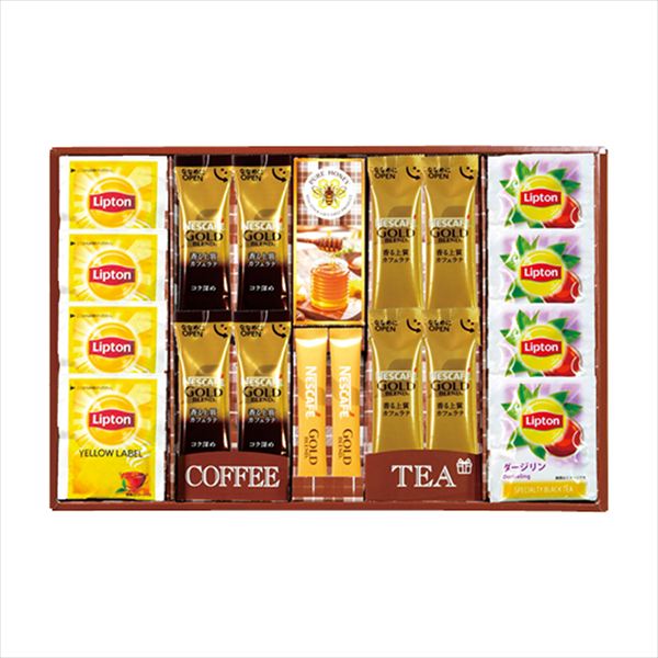 ネスカフェ・リプトン・はちみつギフト 6663-25 内祝 内祝い お祝 御祝 記念品 出産内祝い プレゼント 快気祝い 粗供養 引出物