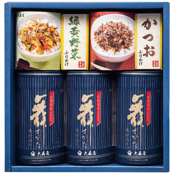 送料無料 オオモリヤ 卓上のり・ふりかけ詰合せ NTF-20G ※(注)沖縄・離島は配達不可 全国送料無料 お歳暮 ギフト 早割 御歳暮 2025 御見舞 お見...