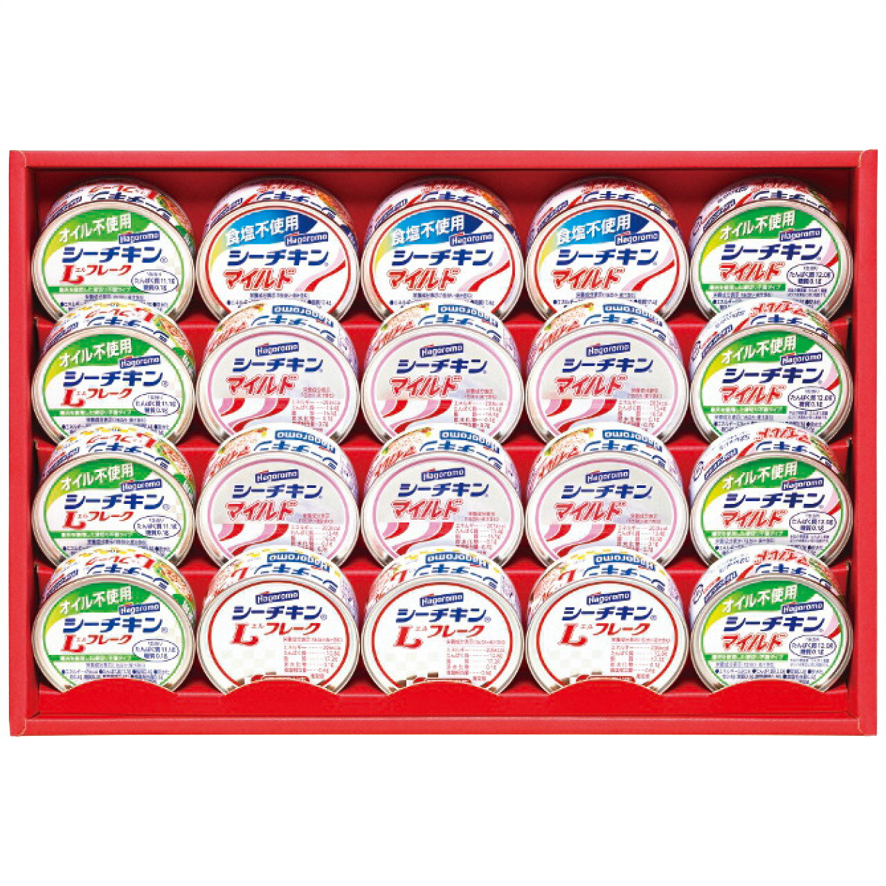 ■お歳暮専用商品となります。商品出荷日：11月上旬から12月上旬ごろ ■商品紹介：素材やカタチ、製法によって、さまざまなおいしさが楽しめる『シーチキン』の詰め合わせです。 ■商品内容：オイル不使用シーチキンLフレーク・オイル不使用シーチキンマイルド各4缶・シーチキンLフレーク・食塩不使用シーチキンマイルド各3缶・シーチキンマイルド6缶・各70g ■パッケージサイズ： ■商品重量：2300g ■賞味期限：製造日より常温約1080日 常温 メーカー希望小売価格はメーカーカタログに基づいて掲載しています ■さまざまなギフトアイテムをご用意しております。 内祝　内祝い　お祝い返し　ウェディングギフト　ブライダルギフト　引き出物　引出物　結婚引き出物　結婚引出物　結婚内祝い　出産内祝い 命名内祝い　入園内祝い　入学内祝い　卒園内祝い　卒業内祝い　就職内祝い　新築内祝い　引越し内祝い　快気内祝い　開店内祝い　二次会 披露宴　お祝い　御祝　結婚式　結婚祝い　出産祝い　初節句　七五三　入園祝い　入学祝い　卒園祝い　卒業祝い　成人式　就職祝い　昇進祝い 新築祝い　上棟祝い　引っ越し祝い　引越し祝い　開店祝い　退職祝い　快気祝い　全快祝い　初老祝い　還暦祝い　古稀祝い　喜寿祝い　傘寿祝い 米寿祝い　卒寿祝い　白寿祝い　長寿祝い　金婚式　銀婚式　ダイヤモンド婚式　結婚記念日　ギフト　ギフトセット　セット　詰め合わせ　贈答品　お返し お礼　御礼　ごあいさつ　ご挨拶　御挨拶　プレゼント　お見舞い　お見舞御礼　お餞別　引越し　引越しご挨拶　記念日　誕生日　父の日　母の日　敬老の日 記念品　卒業記念品　定年退職記念品　ゴルフコンペ　コンペ景品　景品　賞品　粗品　お香典返し　香典返し　志　満中陰志　弔事　会葬御礼　法要 法要引き出物　法要引出物　法事　法事引き出物　法事引出物　忌明け　四十九日　七七日忌明け志　一周忌　三回忌　回忌法要　偲び草　粗供養　初盆 供物　お供え　お中元　御中元　お歳暮　御歳暮　お年賀　御年賀　残暑見舞い　年始挨拶　ボーリング大会　景品　レミパン　ゼリー　スターバックス 千疋屋　結婚式　そうめん　ローラアシュレイ　プリン　話題　ディズニー　カタログギフト　ティファール　ビタクラフト　ステンレスタンブラー　リラックマ のし無料　メッセージカード無料　ラッピング無料 ギフトにぴったりのアイテムをご紹介！ 贈り物に悩んでいる方へ、心温まるギフトアイテムを取り揃えました。高品質な食品、ふわふわのタオル、美しい食器、そしてセンスあふれる雑貨まで、幅広いラインナップであなたの大切な人への思いを伝えます。 特徴 高品質：厳選された素材と丁寧な製造工程で作られた商品ばかり。どれも長く愛用いただけます。 多用途：どんなシーンでも使える万能アイテムが揃っています。誕生日、結婚祝い、新築祝いなど、さまざまな場面に最適です。 デザイン：シンプルで洗練されたデザインから、カラフルで個性的なものまで、多彩なバリエーションをご用意。 お手頃価格：高品質ながら手ごろな価格で、コストパフォーマンスも抜群。 おすすめの用途とシーン 誕生日プレゼント：大切な人の特別な日を祝うために、実用的かつ心温まるギフトを。食品やタオルは、日常で役立つアイテムとして喜ばれます。 結婚祝い：新しい生活を始めるカップルに、美しい食器やおしゃれな雑貨を。幸せな家庭を築くお手伝いができます。 新築祝い：新しい家に引っ越した友人や家族へ、インテリアにぴったりの雑貨や実用的なタオルを。快適な生活をサポートします。 お返しギフト：感謝の気持ちを込めて、おしゃれで実用的なアイテムを。食品はもちろん、使い心地の良いタオルや美しい食器も喜ばれます。 季節の贈り物：お中元やお歳暮、季節の挨拶として、季節に合ったギフトを。夏には涼しげな雑貨、冬には温かみのあるタオルや食品が最適です。 贈る相手に合わせたおすすめ グルメな方へ：美味しい食品を贈れば、食卓が一層華やかに。特別な時間を演出します。 家庭的な方へ：ふわふわのタオルや使いやすい食器で、日常生活に彩りを。 オシャレな方へ：センスあふれる雑貨で、インテリアを一層魅力的に。 まとめ あなたの気持ちを込めたギフト選びをお手伝いします。どれも心を込めて選んだアイテムばかりです。大切な人への贈り物として、自信を持っておすすめします。 商品概要 [分類] 以下のような商品をお探しの方にオススメです。スイーツ スィーツ スウィーツ Sweets ケーキ お菓子 洋菓子 デザート おやつ 小腹対策 食品 食べ物 / チョコレートケーキ チョコレート ガトーショコラ チーズケーキ 生菓子 生ケーキ ベイクドチーズケーキ [評価・マスコミ] ランキング1位のおすすめ(お勧め オススメ) インスタ映え SNS 評判 今話題の人気商品 [サービス] 以下のサービスをご利用いだだけます。不可の場合あり。お取り寄せ 全国配送 全国発送 オーダー 注文 デリバリー 取寄せ 宅配 ネット通販 持ち運び可 / 送料無料 送料込み 無料ギフト対応 日持ち長い 長期保存 賞味期限が長い 名入れ 当日発送 お急ぎ便 即日配送 即日発送 翌日配送 翌日発送 前日に買う あす楽 明日楽 即納 翌日 あす着 明日届く 配送日指定可 冷凍保存可 冷凍保管 冷凍便 ギフトラッピング ギフト対応 予約 メッセージ付き 有料メッセージカード 有料お誕生日カード ホワイトデー当日お届け可能 [パッケージ] 　 以下のような包装でお届けします。詰め合わせ セット アソート 化粧箱入り ラッピング不要 個包装 小分け 手提げ袋（有償） 2重梱包 [デザイン] 以下のようなイメージをお求めの方におすすめです。お洒落 可愛い ゴージャス 高級感 プレミアム サプライズ感 美しい インパクト 面白い 珍しい 希少 驚き シンプル 上品 スタイリッシュ エレガント モダン [ご用途] 工夫次第で様々な用途でご利用いただけます。贈り物 プレゼント ギフト プチギフト 贈答品 お祝い 御祝い 退職祝い 内祝い 出産祝い 出産内祝い 入学祝い 卒業祝い ご褒美 手土産 お土産 お使い物 お返し お礼 ご挨拶 ご進物 お配り 配る ばらまき バレンタインデー バレンタインデイ ヴァレンタイン 友チョコ 義理チョコ 本命チョコ 逆チョコ バレンタインチョコ ホワイトデー ホワイトデイ ホワイトデーのお返し 七五三 ひな祭り こどもの日 ハロウィン クリスマス お中元 お年賀 ウインターギフト 御中元 御歳暮 サマーギフト 残暑見舞い お歳暮 母の日 父の日 敬老の日 敬老会記念品 敬老会 結婚祝い 結婚内祝い 結婚記念日 結婚式二次会 二次会のプチギフト 結婚披露宴の引き出物 引き菓子 ウエディングパーティー 成人祝い 長寿祝い 還暦祝い 古希祝い 古稀祝い 喜寿祝い 傘寿祝い 米寿祝い 卒寿祝い 白寿祝い 紀寿祝い 百寿祝い 成人式 セレモニー イベント 内祝い 快気祝い 快気内祝い 出産内祝い 出産祝い 記念日 お返し ご進物 御使い物 お礼 ご挨拶 御礼 ご祝儀 祝儀の品 お使い物 ノベルティー 粗品 景品 長寿 法事 法要 仏事 年忌法事 志 粗供養 供養返し 香典返し 満中陰志 御供え お供え 御供物 弔事 七五三 ひな祭り 入学祝い 卒業祝い 卒園祝い 退職祝い 入社祝い 成人式 成人式のお祝い 朝食 食事代わり ティータイム ブレイクタイム ホームパーティー クリスマスケーキ 誕生日プレゼント 誕生祝い バースデーケーキ 学校 会社 職場 法人 取引先 部活 イベント サークル 介護施設 [おすすめの方] 以下のような様々なお客様にお喜びいただいております。10代 20代 30代 40代 50代 60代 70代 80代 90代 100歳以上 お母さん お父さん ママ パパ 兄弟姉妹 彼氏 彼女 恋人 義理の母 叔父さん 親戚の お嬢さん 大家族 家族 赤ちゃん 祖父 祖母 叔父 叔母 孫 おじいちゃん おばあちゃん じいじ ばあば 夫 旦那 妻 奥様 お嫁さん 奥さん 親 両親 娘 同僚 友達 仲間 友人 親友 上司 部下 先輩 後輩 お世話になった方 恩師 先生 大人数 女友達 法人 女性 男性 大人 子ども 子供用 小学生 中学生 高校生 男の子 女の子 辛党 甘党 甘いものが苦手 高齢者 お年寄り [その他おすすめ] 以下のような商品に興味のある方にもオススメです。大量 大量購入 財布に優しい 大人数 業務用 大量スイーツ お試し コスパ良い /素材やカタチ、製法によって、さまざまなおいしさが楽しめる『シーチキン』の詰め合わせです。