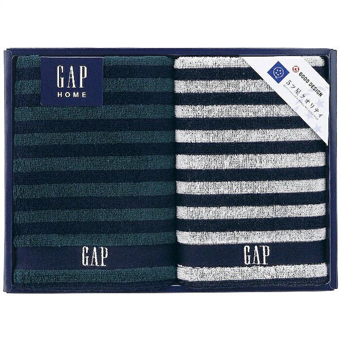 ■商品紹介：GAPとはクリーンで自信に満ち溢れ、快適かつ身近であり、クラシックモダンなブランドです。 ■商品内容：34×75cmフェイスタオル2枚・綿100％・［ベトナム製］ ■パッケージサイズ：31×23×5cm ■賞味期限：GAPとはクリーンで自信に満ち溢れ、快適かつ身近であり、クラシックモダンなブランドです。