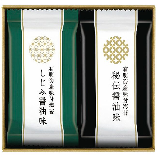 ■商品紹介：旨みたっぷりのしじみ味と海苔屋秘伝の醤油だれで仕上げた2つの味わいの味付海苔 ■商品内容：味付海苔(しじみ醤油味)(8切4枚)・味付海苔(秘伝醤油味)(8切4枚)各3袋 ■商品パッケージサイズ：17.2×5×16.2cm メーカー希望小売価格はメーカーカタログに基づいて掲載しています ■さまざまなギフトアイテムをご用意しております。 内祝　内祝い　お祝い返し　ウェディングギフト　ブライダルギフト　引き出物　引出物　結婚引き出物　結婚引出物　結婚内祝い　出産内祝い命名内祝い　入園内祝い　入学内祝い　卒園内祝い　卒業内祝い　就職内祝い　新築内祝い　引越し内祝い　快気内祝い　開店内祝い　二次会披露宴　お祝い　御祝　結婚式　結婚祝い　出産祝い　初節句　七五三　入園祝い　入学祝い　卒園祝い　卒業祝い　成人式　就職祝い　昇進祝い新築祝い　上棟祝い　引っ越し祝い　引越し祝い　開店祝い　退職祝い　快気祝い　全快祝い　初老祝い　還暦祝い　古稀祝い　喜寿祝い　傘寿祝い米寿祝い　卒寿祝い　白寿祝い　長寿祝い　金婚式　銀婚式　ダイヤモンド婚式　結婚記念日　ギフト　ギフトセット　セット　詰め合わせ　贈答品　お返しお礼　御礼　ごあいさつ　ご挨拶　御挨拶　プレゼント　お見舞い　お見舞御礼　お餞別　引越し　引越しご挨拶　記念日　誕生日　父の日　母の日　敬老の日記念品　卒業記念品　定年退職記念品　ゴルフコンペ　コンペ景品　景品　賞品　粗品　お香典返し　香典返し　志　満中陰志　弔事　会葬御礼　法要法要引き出物　法要引出物　法事　法事引き出物　法事引出物　忌明け　四十九日　七七日忌明け志　一周忌　三回忌　回忌法要　偲び草　粗供養　初盆供物　お供え　お中元　御中元　お歳暮　御歳暮　お年賀　御年賀　残暑見舞い　年始挨拶　ボーリング大会　景品　レミパン　ゼリー　スターバックス千疋屋　結婚式　そうめん　ローラアシュレイ　プリン　話題　ディズニー　カタログギフト　ティファール　ビタクラフト　ステンレスタンブラー　リラックマのし無料　メッセージカード無料　ラッピング無料 ギフトにぴったりのアイテムをご紹介！贈り物に悩んでいる方へ、心温まるギフトアイテムを取り揃えました。高品質な食品、ふわふわのタオル、美しい食器、そしてセンスあふれる雑貨まで、幅広いラインナップであなたの大切な人への思いを伝えます。 特徴 高品質：厳選された素材と丁寧な製造工程で作られた商品ばかり。どれも長く愛用いただけます。 多用途：どんなシーンでも使える万能アイテムが揃っています。誕生日、結婚祝い、新築祝いなど、さまざまな場面に最適です。 デザイン：シンプルで洗練されたデザインから、カラフルで個性的なものまで、多彩なバリエーションをご用意。 お手頃価格：高品質ながら手ごろな価格で、コストパフォーマンスも抜群。おすすめの用途とシーン 誕生日プレゼント：大切な人の特別な日を祝うために、実用的かつ心温まるギフトを。食品やタオルは、日常で役立つアイテムとして喜ばれます。 結婚祝い：新しい生活を始めるカップルに、美しい食器やおしゃれな雑貨を。幸せな家庭を築くお手伝いができます。 新築祝い：新しい家に引っ越した友人や家族へ、インテリアにぴったりの雑貨や実用的なタオルを。快適な生活をサポートします。 お返しギフト：感謝の気持ちを込めて、おしゃれで実用的なアイテムを。食品はもちろん、使い心地の良いタオルや美しい食器も喜ばれます。 季節の贈り物：お中元やお歳暮、季節の挨拶として、季節に合ったギフトを。夏には涼しげな雑貨、冬には温かみのあるタオルや食品が最適です。 贈る相手に合わせたおすすめ グルメな方へ：美味しい食品を贈れば、食卓が一層華やかに。特別な時間を演出します。 家庭的な方へ：ふわふわのタオルや使いやすい食器で、日常生活に彩りを。 オシャレな方へ：センスあふれる雑貨で、インテリアを一層魅力的に。 まとめ あなたの気持ちを込めたギフト選びをお手伝いします。どれも心を込めて選んだアイテムばかりです。大切な人への贈り物として、自信を持っておすすめします。 商品概要 [分類] 以下のような商品をお探しの方にオススメです。スイーツ スィーツ スウィーツ Sweets ケーキ お菓子 洋菓子 デザート おやつ 小腹対策 食品 食べ物 / チョコレートケーキ チョコレート ガトーショコラ チーズケーキ 生菓子 生ケーキ ベイクドチーズケーキ [評価・マスコミ] ランキング1位のおすすめ(お勧め オススメ) インスタ映え SNS 評判 今話題の人気商品 [サービス] 以下のサービスをご利用いだだけます。不可の場合あり。お取り寄せ 全国配送 全国発送 オーダー 注文 デリバリー 取寄せ 宅配 ネット通販 持ち運び可 / 送料無料 送料込み 無料ギフト対応 日持ち長い 長期保存 賞味期限が長い 名入れ 当日発送 お急ぎ便 即日配送 即日発送 翌日配送 翌日発送 前日に買う あす楽 明日楽 即納 翌日 あす着 明日届く 配送日指定可 冷凍保存可 冷凍保管 冷凍便 ギフトラッピング ギフト対応 予約 メッセージ付き 有料メッセージカード 有料お誕生日カード ホワイトデー当日お届け可能 [パッケージ] 　 以下のような包装でお届けします。詰め合わせ セット アソート 化粧箱入り ラッピング不要 個包装 小分け 手提げ袋（有償） 2重梱包 [デザイン] 以下のようなイメージをお求めの方におすすめです。お洒落 可愛い ゴージャス 高級感 プレミアム サプライズ感 美しい インパクト 面白い 珍しい 希少 驚き シンプル 上品 スタイリッシュ エレガント モダン [ご用途] 工夫次第で様々な用途でご利用いただけます。贈り物 プレゼント ギフト プチギフト 贈答品 お祝い 御祝い 退職祝い 内祝い 出産祝い 出産内祝い 入学祝い 卒業祝い ご褒美 手土産 お土産 お使い物 お返し お礼 ご挨拶 ご進物 お配り 配る ばらまき バレンタインデー バレンタインデイ ヴァレンタイン 友チョコ 義理チョコ 本命チョコ 逆チョコ バレンタインチョコ ホワイトデー ホワイトデイ ホワイトデーのお返し 七五三 ひな祭り こどもの日 ハロウィン クリスマス お中元 お年賀 ウインターギフト 御中元 御歳暮 サマーギフト 残暑見舞い お歳暮 母の日 父の日 敬老の日 敬老会記念品 敬老会 結婚祝い 結婚内祝い 結婚記念日 結婚式二次会 二次会のプチギフト 結婚披露宴の引き出物 引き菓子 ウエディングパーティー 成人祝い 長寿祝い 還暦祝い 古希祝い 古稀祝い 喜寿祝い 傘寿祝い 米寿祝い 卒寿祝い 白寿祝い 紀寿祝い 百寿祝い 成人式 セレモニー イベント 内祝い 快気祝い 快気内祝い 出産内祝い 出産祝い 記念日 お返し ご進物 御使い物 お礼 ご挨拶 御礼 ご祝儀 祝儀の品 お使い物 ノベルティー 粗品 景品 長寿 法事 法要 仏事 年忌法事 志 粗供養 供養返し 香典返し 満中陰志 御供え お供え 御供物 弔事 七五三 ひな祭り 入学祝い 卒業祝い 卒園祝い 退職祝い 入社祝い 成人式 成人式のお祝い 朝食 食事代わり ティータイム ブレイクタイム ホームパーティー クリスマスケーキ 誕生日プレゼント 誕生祝い バースデーケーキ 学校 会社 職場 法人 取引先 部活 イベント サークル 介護施設 [おすすめの方] 以下のような様々なお客様にお喜びいただいております。10代 20代 30代 40代 50代 60代 70代 80代 90代 100歳以上 お母さん お父さん ママ パパ 兄弟姉妹 彼氏 彼女 恋人 義理の母 叔父さん 親戚の お嬢さん 大家族 家族 赤ちゃん 祖父 祖母 叔父 叔母 孫 おじいちゃん おばあちゃん じいじ ばあば 夫 旦那 妻 奥様 お嫁さん 奥さん 親 両親 娘 同僚 友達 仲間 友人 親友 上司 部下 先輩 後輩 お世話になった方 恩師 先生 大人数 女友達 法人 女性 男性 大人 子ども 子供用 小学生 中学生 高校生 男の子 女の子 辛党 甘党 甘いものが苦手 高齢者 お年寄り [その他おすすめ] 以下のような商品に興味のある方にもオススメです。大量 大量購入 財布に優しい 大人数 業務用 大量スイーツ お試し コスパ良い /旨みたっぷりのしじみ味と海苔屋秘伝の醤油だれで仕上げた2つの味わいの味付海苔