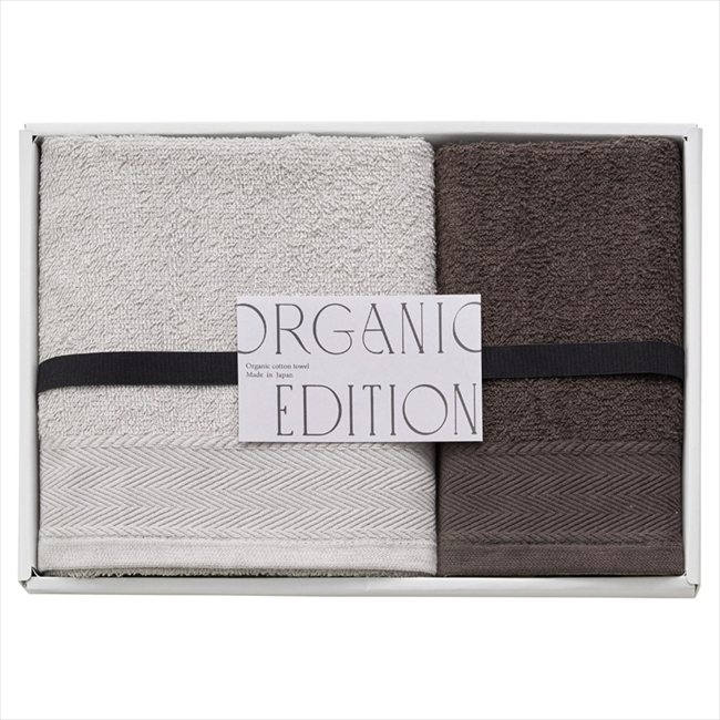 オーガニックエディション オーガニックコットン使用国産フェイスタオル&ウォッシュタオル OE1015 内祝 内祝い お祝 御祝 記念品 出産内祝い プレゼント 快気祝い 粗供養 引出物