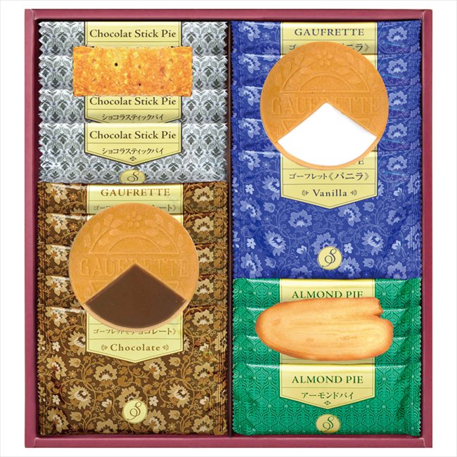 Senjudo ゴーフレット+Pie WS-20F 内祝 内祝い お祝 御祝 記念品 出産内祝い プレゼント 快気祝い 粗供養 引出物