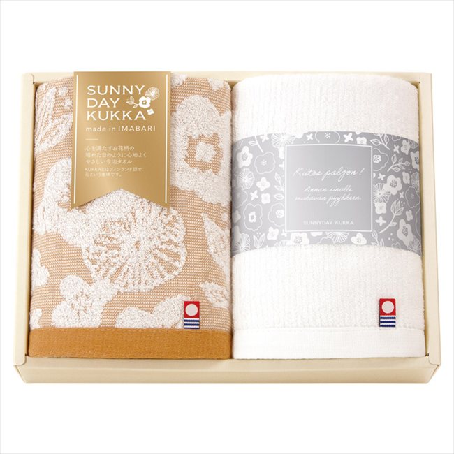 サニーデイクッカ 日本製 愛媛今治 フェイスタオル2P 69025 内祝 内祝い お祝 御祝 記念品 出産内祝い プレゼント 快気祝い 粗供養 引出物