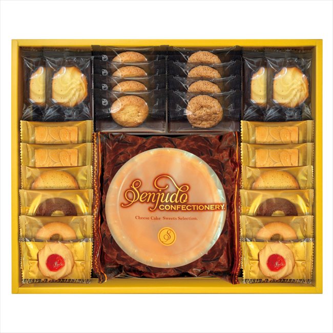Senjudo チーズケーキ+クッキーセレクション SB-301 内祝 内祝い お祝 御祝 記念品 出産内祝い プレゼント 快気祝い 粗供養 引出物