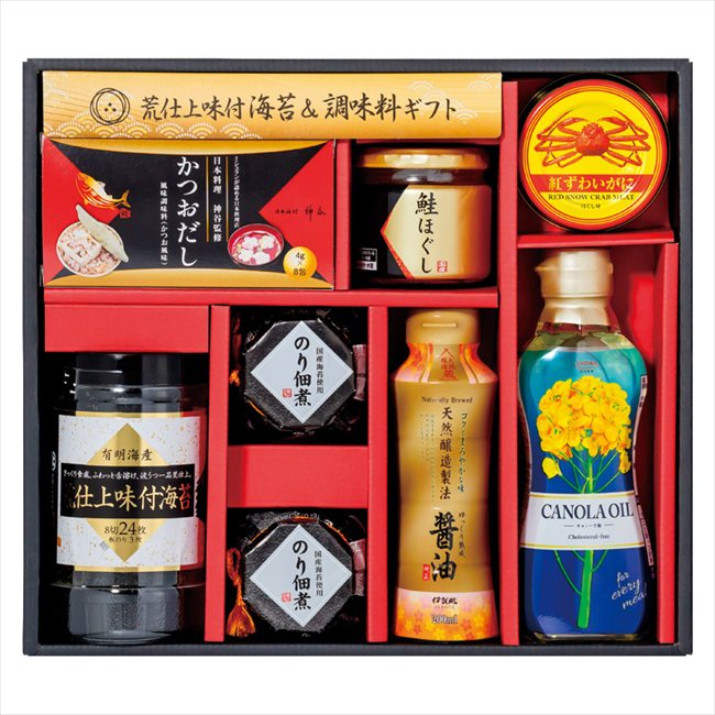 荒仕上味付海苔&調味料ギフト NH-EZ 内祝 内祝い お祝 御祝 記念品 出産内祝い プレゼント 快気祝い 粗供養 引出物