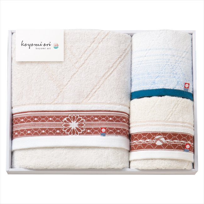 koyomi ori タオルセット KOY-5008 内祝 内祝い お祝 御祝 記念品 出産内祝い プレゼント 快気祝い 粗供養 引出物