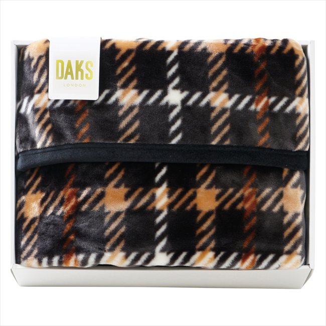 ダックス アクリル毛布（毛羽部分） ブラック DK502100H-10/3 内祝 内祝い お祝 御祝 記念品 出産内祝い プレゼント 快気祝い 粗供養 引出物