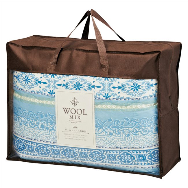 ウールミックス ウール混肌ふとん ブルー WLM51005B/RO 内祝 内祝い お祝 御祝 記念品 出産内祝い プレゼント 快気祝い 粗供養 引出物