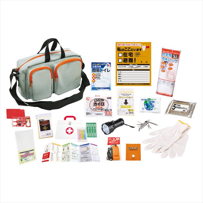 エマージェンシーショルダーバッグ17点セット YS-50 内祝 内祝い お祝 御祝 記念品 出産内祝い プレゼント 快気祝い 粗供養 引出物