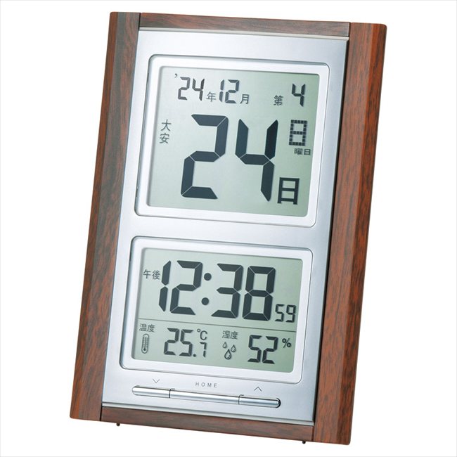 ADESSO デジタル日めくり電波時計 NAR-102 内祝 内祝い お祝 御祝 記念品 出産内祝い プレゼント 快気祝い 粗供養 引出物