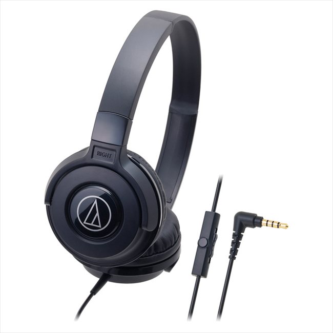 オーディオテクニカ マイク付きポータブルヘッドホン ブラック ATH-S100iS BK/WH 内祝 内祝い お祝 御祝 記念品 出産内祝い プレゼント 快気祝い 粗供養 引出物