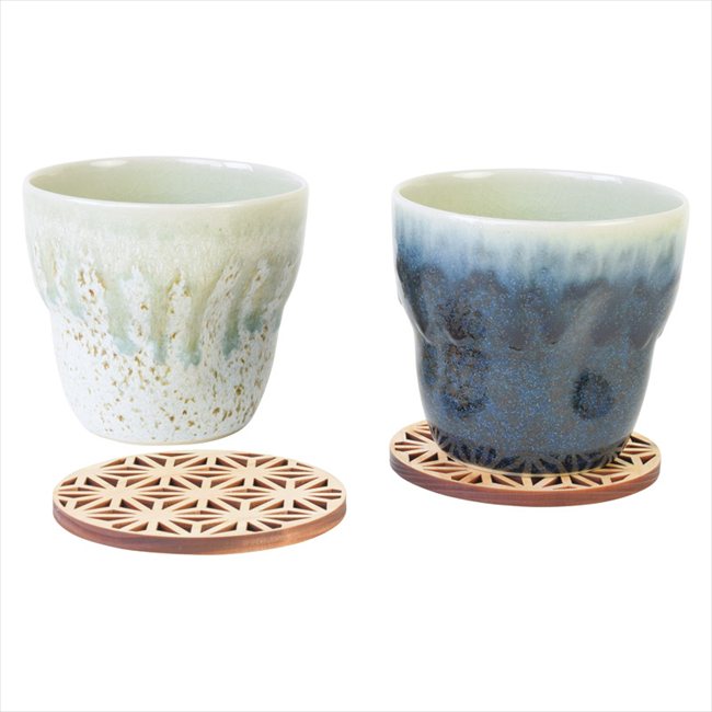 乐天商城 - 高田焼 えくぼタンブラーペ（コースター付） 241023 内祝 内祝い お祝 御祝 記念品 出産内祝い プレゼント 快気祝い 粗供養 引出物