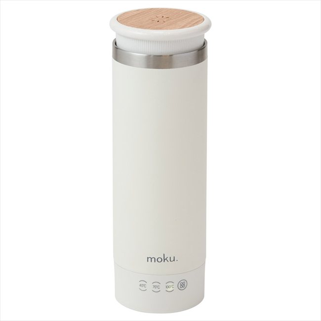 moku. 加熱式マグボトル350ml MEK-0300/W 内祝 内祝い お祝 御祝 記念品 出産内祝い プレゼント 快気祝い 粗供養 引出物