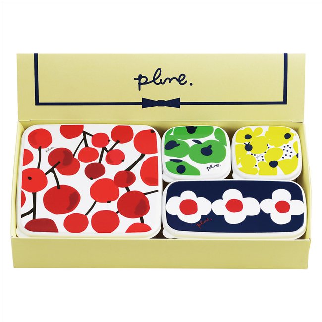 プルーン シール容器4点セット・B PL-113 内祝 内祝い お祝 御祝 記念品 出産内祝い プレゼント 快気祝い 粗供養 引出物