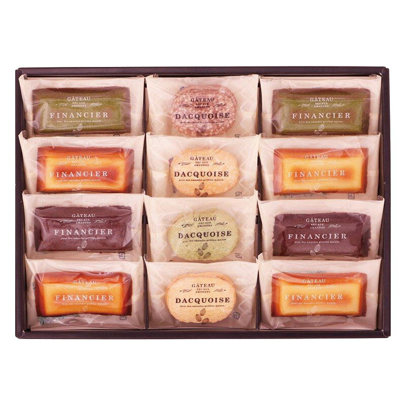 井桁堂 自家挽きアーモンドのガトーセレクション 12個入 GS12 内祝 内祝い お祝 御祝 記念品 出産内祝い プレゼント 快気祝い 粗供養 引出物