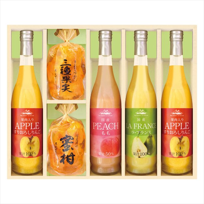 美食ファクトリー 果実のゼリー・フルーツ飲料セット JUK-55S 内祝 内祝い お祝 御祝 記念品 出産内祝い プレゼント 快気祝い 粗供養 引出物