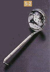 Soup Ladle （Holed） - Murano（ムラノ）レードル柄お玉 穴明 90cc 業務用 キッチン用品 厨房用品 食器 居酒屋 おしゃれ食器 創作料理