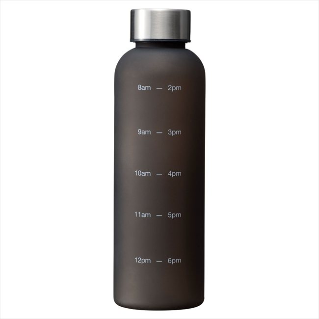 クリアタイム リマインダーボトル スモークブラック RH-1648 内祝 内祝い お祝 御祝 記念品 出産内祝い プレゼント 快気祝い 粗供養 引出物