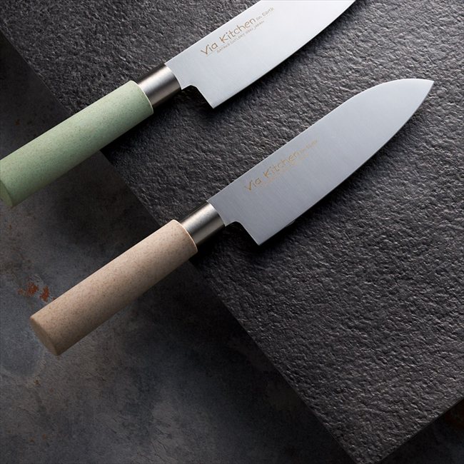 バイアキッチン 小三徳包丁 アースブラウン A-25BB 内祝 内祝い お祝 御祝 記念品 出産内祝い プレゼント 快気祝い 粗供養 引出物