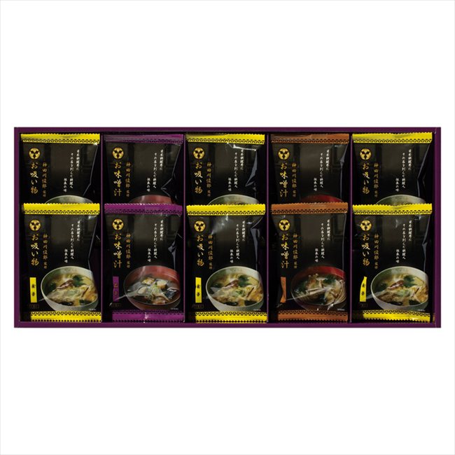 0 神田川俊郎監修 味和心 お味噌汁ギフト【雅】 FKM-DO 内祝 内祝い お祝 御祝 記念品 出産内祝い プレゼント 快気祝い 粗供養 引出物