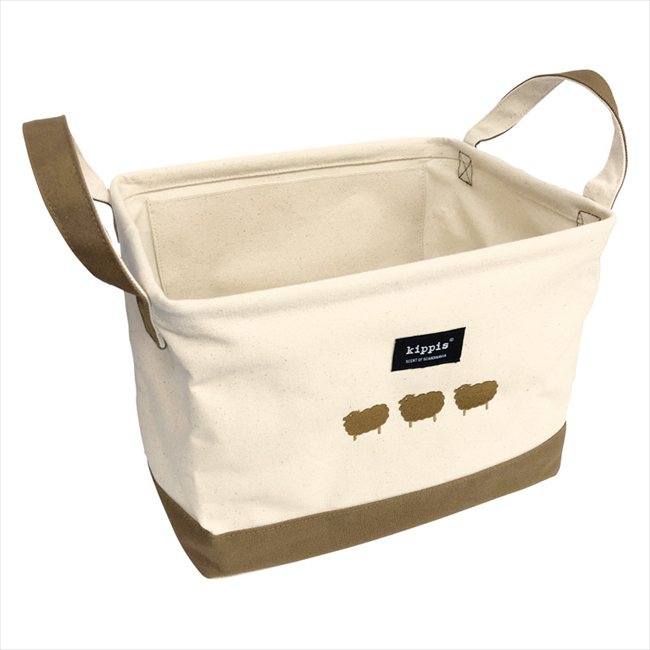 キッピス キャンバス収納ボックス ダークベージュ KP-62030638 内祝 内祝い お祝 御祝 記念品 出産内祝い プレゼント 快気祝い 粗供養 引出物