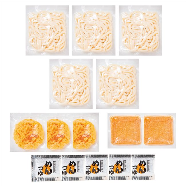 0 讃岐ゆでうどんきつね・天ぷら5食セット 5009-35c 内祝 内祝い お祝 御祝 記念品 出産内祝い プレゼント 快気祝い 粗供養 引出物
