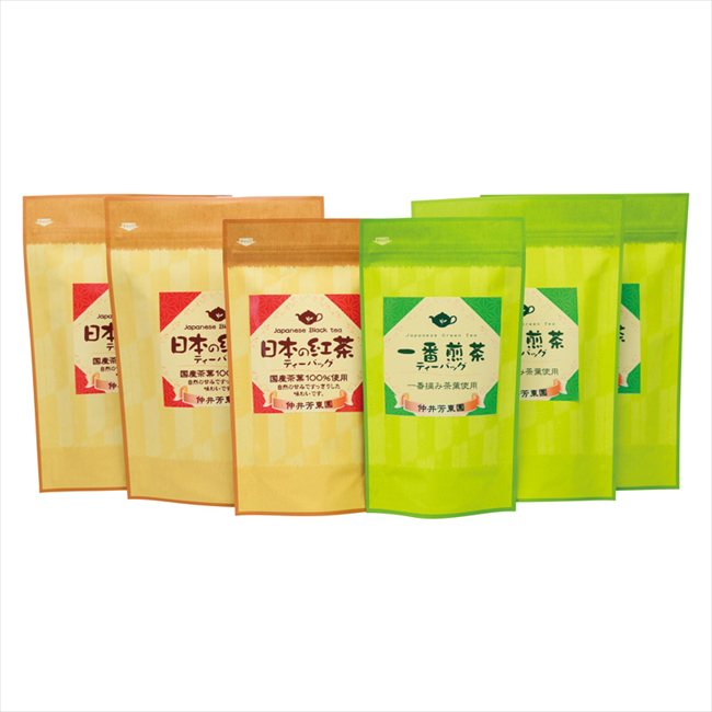 0 鹿児島紅茶&一番煎茶ティーバッグ詰合せ LTP1-80 内祝 内祝い お祝 御祝 記念品 出産内祝い プレゼント 快気祝い 粗供養 引出物