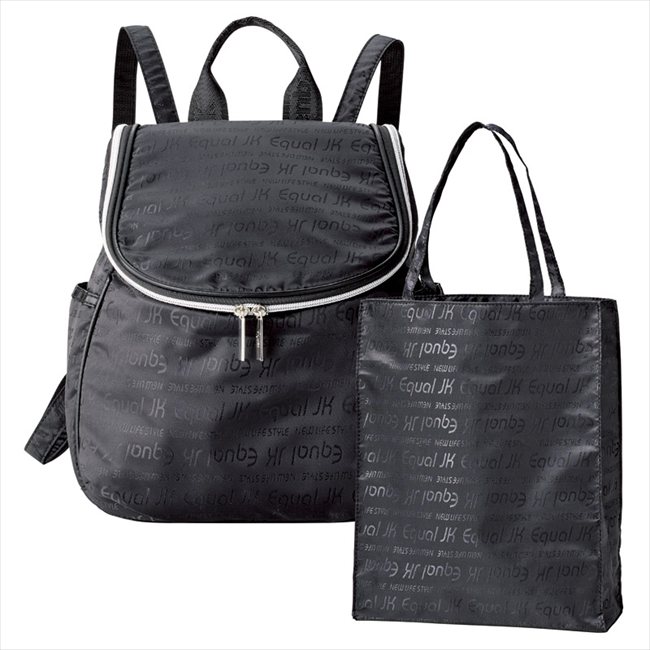 ジュンコ コシノ イコール 軽量ジャカードリュック&トートバッグ ブラック JKMT-20S BLACK 内祝 内祝い お祝 御祝 記念品 出産内祝い プレゼント 快気祝い 粗供養 引出物