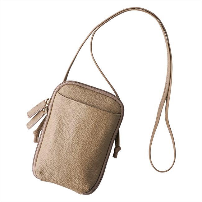 0 牛革スマホポーチ ベージュ 5067-17 内祝 内祝い お祝 御祝 記念品 出産内祝い プレゼント 快気祝い 粗供養 引出物