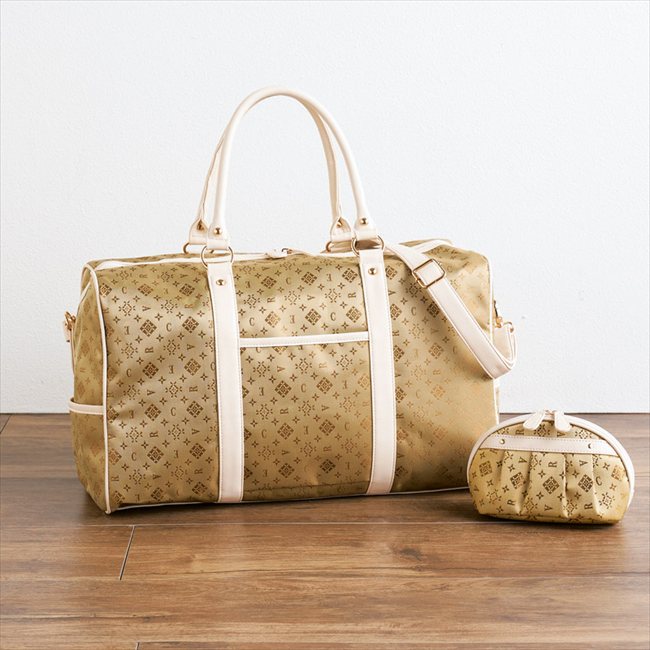 クレア トラベラー ボストン&ポーチ ゴールド CR15150-G 内祝 内祝い お祝 御祝 記念品 出産内祝い プレゼント 快気祝い 粗供養 引出物