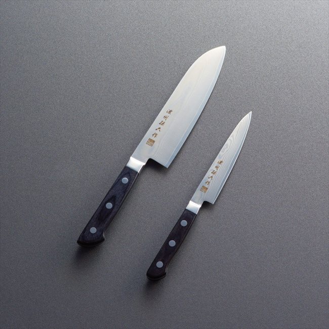 濃州孫六作 口金付ダマスカス包丁2点セット 300E 内祝 内祝い お祝 御祝 記念品 出産内祝い プレゼント 快気祝い 粗供養 引出物