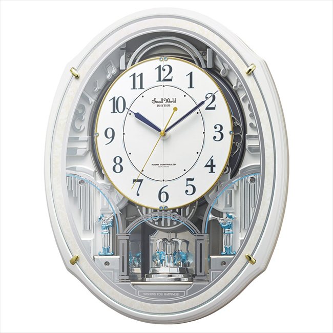 スモールワールド 電波からくり時計 4MN553RH03 内祝 内祝い お祝 御祝 記念品 出産内祝い プレゼント 快気祝い 粗供養 引出物