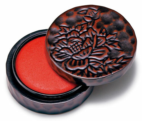 鎌倉 朱肉 牡丹