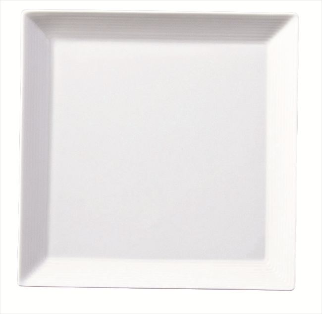 アバント 14cm角皿 白磁 13.8×13.8×H1.4cm 食器 創作料理 一品料理 多国籍料理 器 アジアン料理 和食器 洋食器 居酒屋 焼肉 中華 などにご利用頂けます
